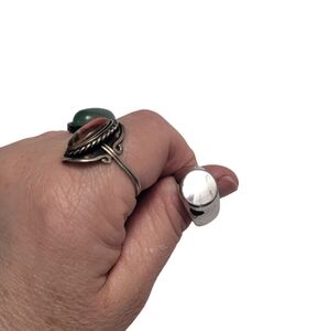 Charming Charlie Silver Plated Mirror Dome Ring
